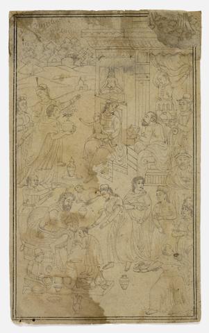 Mughal School, Adoration of the Magi, ca. 1600