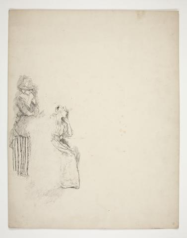 Edwin Austin Abbey, Sketch for "Barbara Allen," from Old Songs I (book published by Harper in 1889, previously published in Harper's Monthly Magazine), ca. 1889