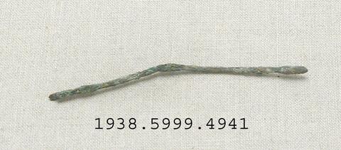 Unknown, Bronze fragment of spatula, ca. 323 B.C.–A.D. 256