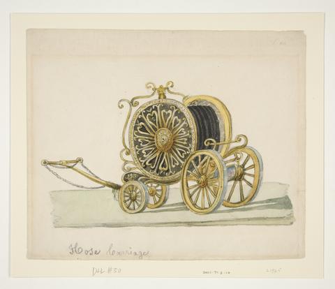 Nicolino Calyo, The Hose Carriage, ca. 1840