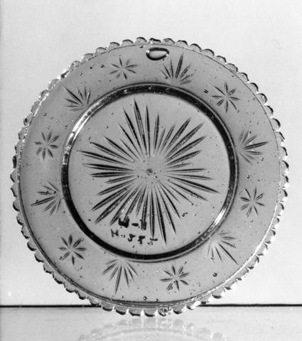 Boston and Sandwich Glass Works, Cup Plate, 1830–50
