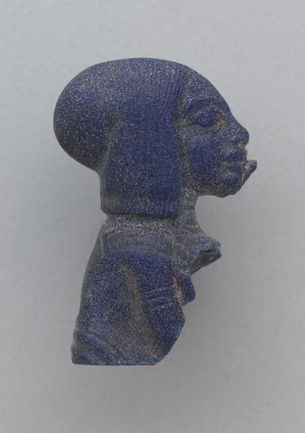 Unknown, Amulet in the Shape of an Amarna Princess (Portrait Bust of a Royal Child), 1352–1336 B.C.