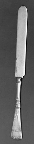 Holmes, Booth and Haydens, Butter knife, 1870–85