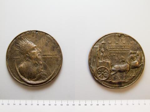 Unknown, Medal of Heraclius I, Emperor of Byzantium, Late 1300's