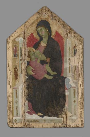 Ugolino di Nerio, Virgin and Child Enthroned with Four Saints, ca. 1305–10