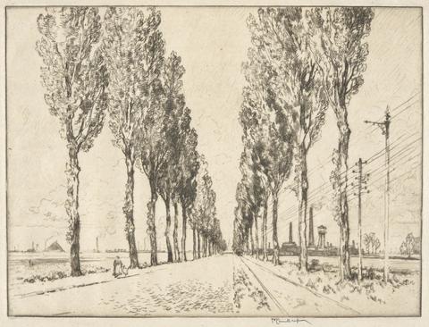 Joseph Pennell, The Avenue near Valenciennes, n.d.