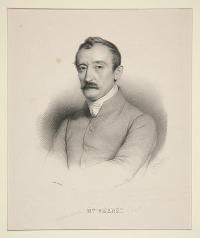 Zéphirin Félix Jean Marius Belliard, Portrait of Horace Vernet, early 19th century