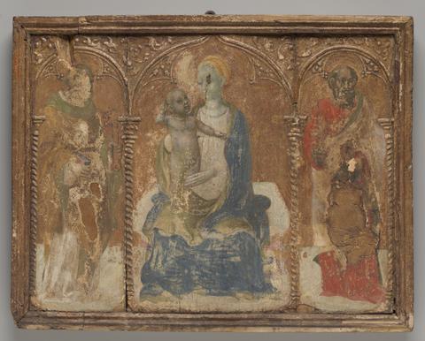 Jacopo Salimbeni, Virgin and Child with Saints, ca. 1420