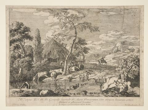 Marco Ricci, Landscape with a Cattle Herd, n.d.