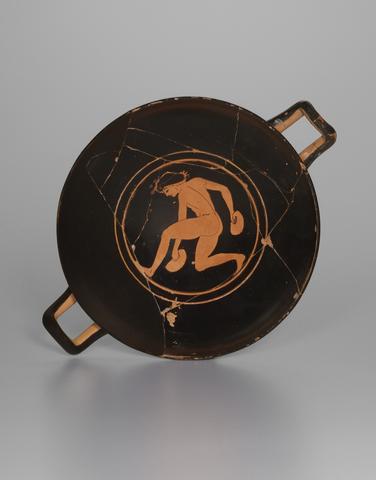 Chaire Painter, Kylix showing a jumper, ca. 500 B.C.