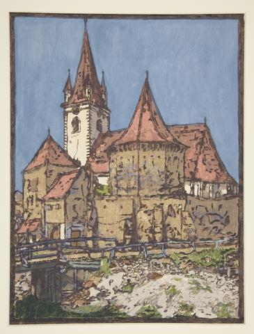 W. Berwith, Kirchenburg, n.d.