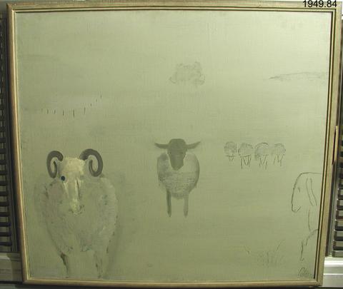 Wallace Putnam, Sheep in Fog, 1948