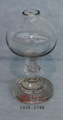 Boston and Sandwich Glass Works, Lamp, 1828–35
