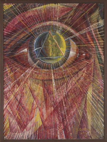 David Davidovich Burliuk, The Eye of God, 1923–25