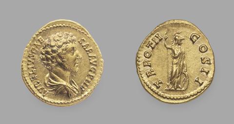 Antoninus Pius, Emperor of Rome, Aureus of Antoninus Pius, Emperor of Rome from Rome, A.D. 147–48
