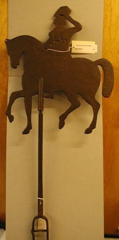 Unknown, Horse and Rider Weather Vane, 1750–1800