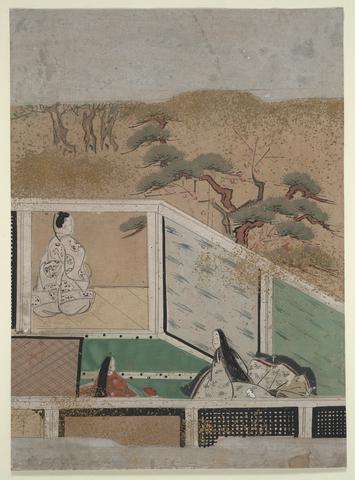 Unknown, Scene possibly from the Tale of Ise, ca. 1800