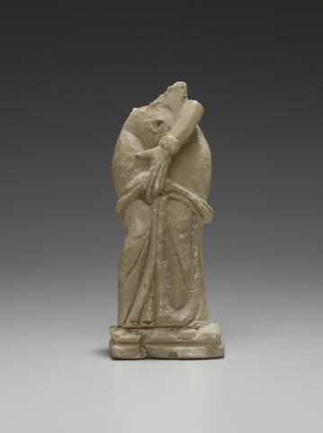 Unknown, Lower half of statuette of half-draped Aphrodite, A.D. 200–256