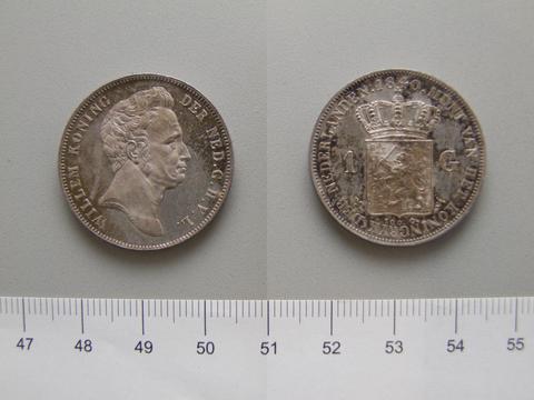 William I, King of Prussia, 1 Gulden of William I, King of Prussia from Utrecht, 1840