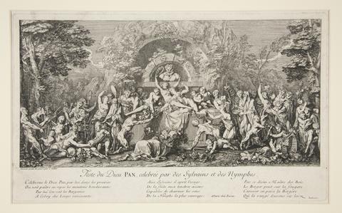 Claude Gillot, Fete du Dieu Pan, celebrée par des Sylvains et des Nymphs (Festival of the god Pan), 1707–08