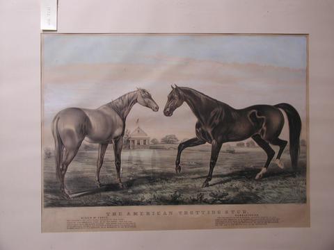 Currier & Ives, The American Trotting Stud, 1867