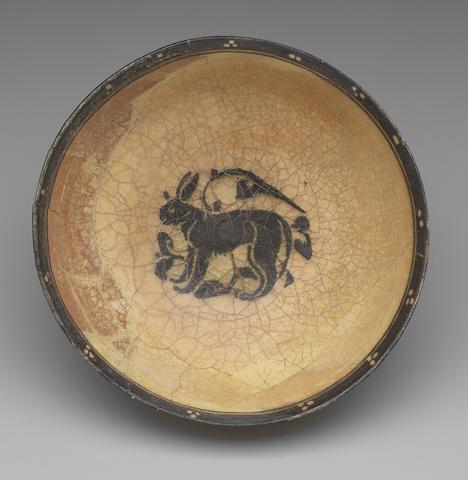 Unknown, Bowl with Rabbit, 12th century