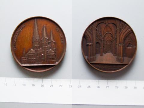 Unknown, Belgian Medal of the Bonn Minster (Germany), 1855