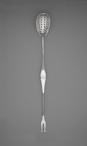 Newell Harding and Company, Olive spoon, ca. 1860