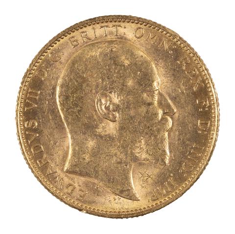 Sovereign of King Edward VII from Perth, Australia, 1905