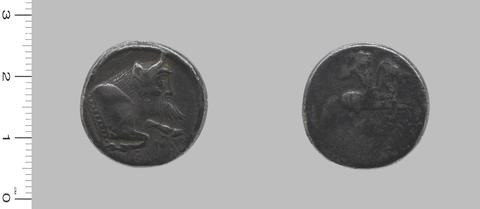 Gela, Didrachm from Gela, 490–470 B.C.