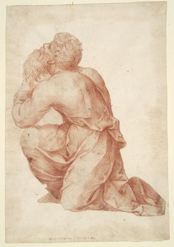 Domenico Beccafumi, Kneeling Man, ca. 1544