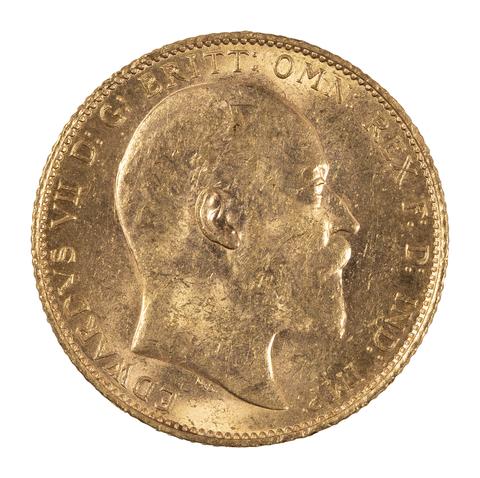 Sovereign of King Edward VII from London, United Kingdom, 1909