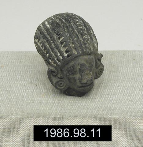 Unknown, Fragment of Head with Headdress, 1000–1500