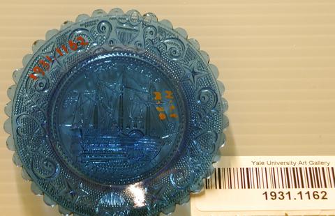 Boston and Sandwich Glass Works, Chancellor Livingston Cup Plate, 1830–50