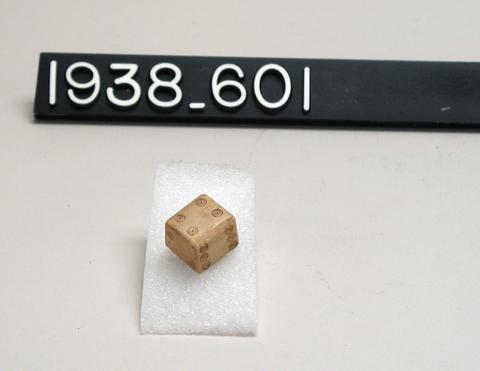 Unknown, Bone dice, ca. A.D. 165–256