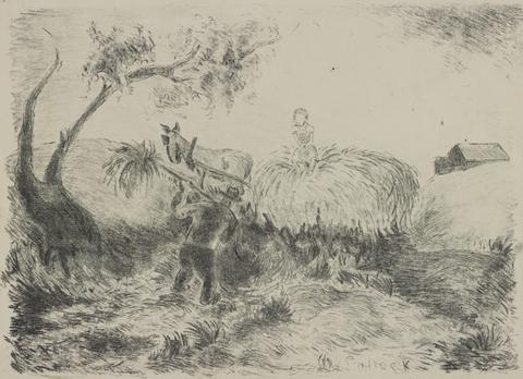 Jackson Pollock, Stacking Hay (formerly Harvest), ca. 1935–36