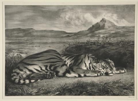 Eugène Delacroix, Tigre Royal (Royal Tiger), 1829