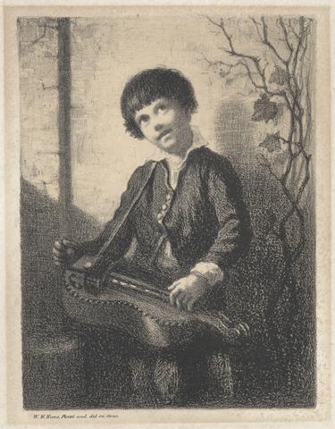 William Morris Hunt, The Hurdy Gurdy Boy, ca. 1857