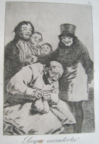 Francisco Goya, Porque escondidos? (Why Hide Them?), pl. 30 from the series Los caprichos, 1797–98 (edition of 1881–86)