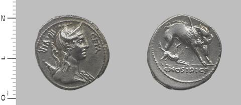 Rome, Denarius from Rome, 68