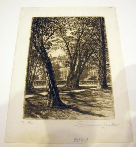 Sir Francis Seymour Haden, Kensington Gardens (The Small Plate), 1864