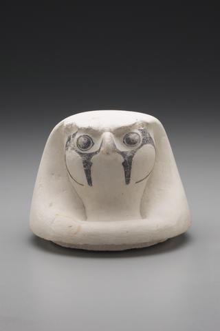 Unknown, Canopic jar lid in form of falcon head, 1200–715 B.C.