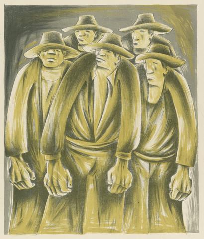Galo Galecio, Obreros (Workers), ca. 1943–47