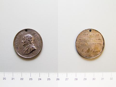 Benjamin Franklin, Boston Schools award medal of Benjamin Franklin, 1828–34