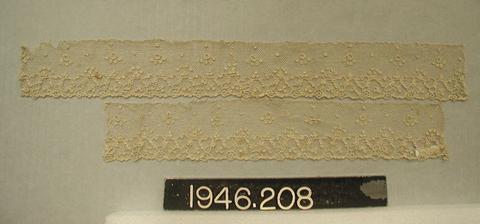 Unknown, Two lengths of needlepoint lace, n.d.