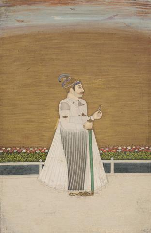 Mughal School, Portrait of an Unidentified Courtier, 1760–70