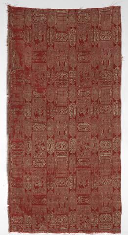 Unknown, Textile Fragment with Poetic Scenes and Verses, 17th century