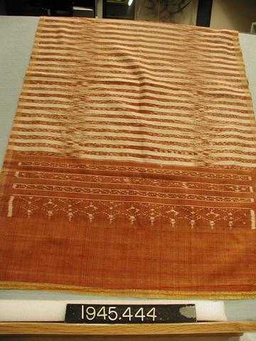 Unknown, Scarf, plain cloth, ikat pattern, ca. 1930