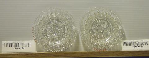 Boston and Sandwich Glass Works, Pair of Plates, 1835–45