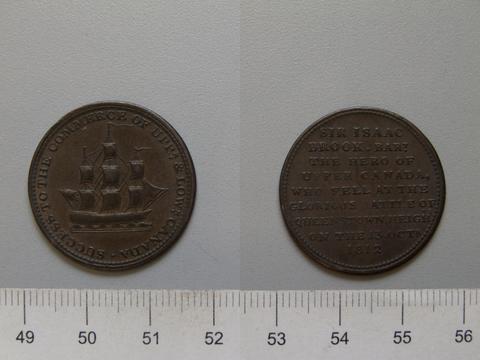 Unknown, Token of "Brock And Related" from Upper Canada, 1812